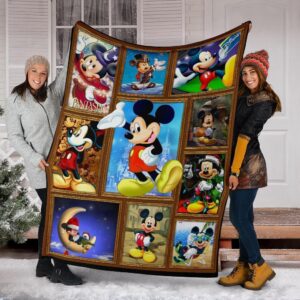 Mickey Plush Blanket Carton Blanket Bedding Decor Idea Fans 3 Mickey Plush Blanket Carton Blanket Bedding Decor Idea Fans 6