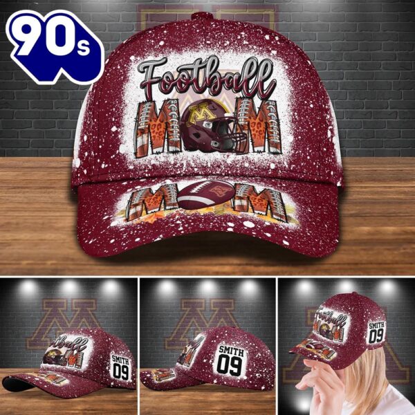Minnesota Golden Gophers Bleached Cap Custom Your Name And Number NCAA Cap