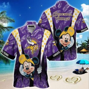 Minnesota Vikings Logo Mickey Mouse…