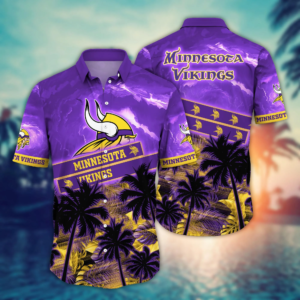 Minnesota Vikings NFL Hawaiian Shirt…