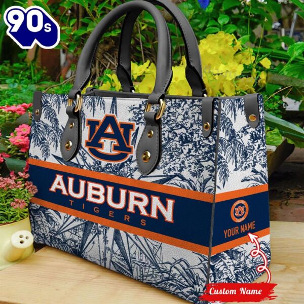 NCAA Auburn Tigers Women Leather HandBag