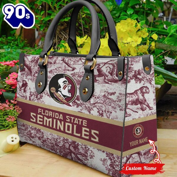 NCAA Florida State Seminoles Women Leather Bag