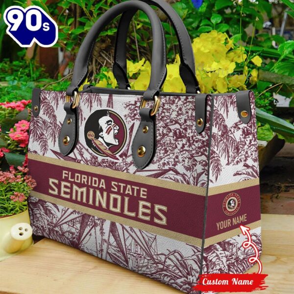 NCAA Florida State Seminoles Women Leather HandBag