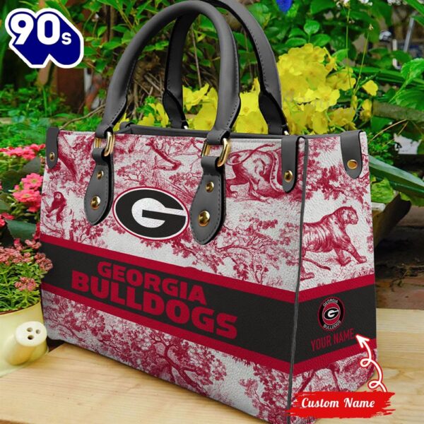 NCAA Georgia Bulldogs Women Leather Bag