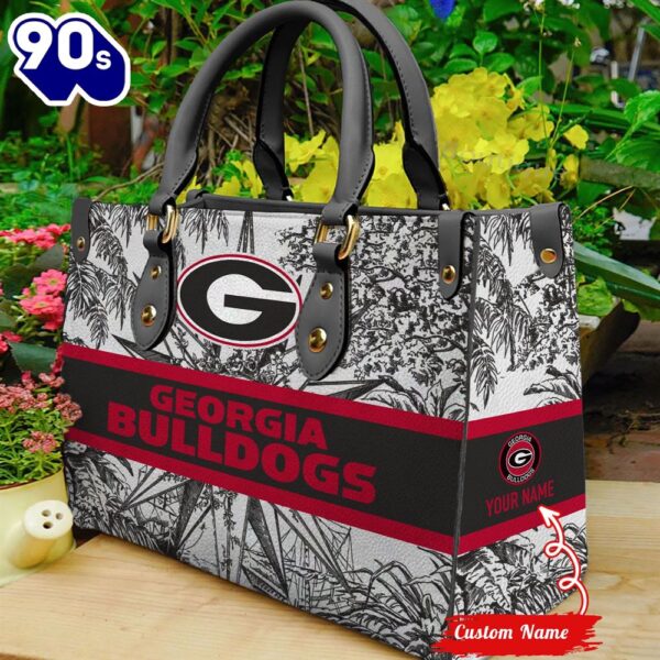 NCAA Georgia Bulldogs Women Leather HandBag