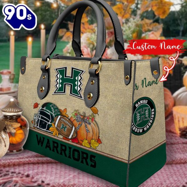 NCAA Hawaii Rainbow Warriors Autumn Women Leather Hand Bag 2208DS005