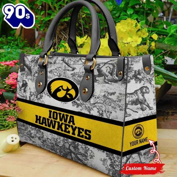 NCAA Iowa Hawkeyes Women Leather Bag