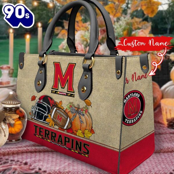 NCAA Maryland Terrapins Autumn Women Leather Hand Bag 2208DS005