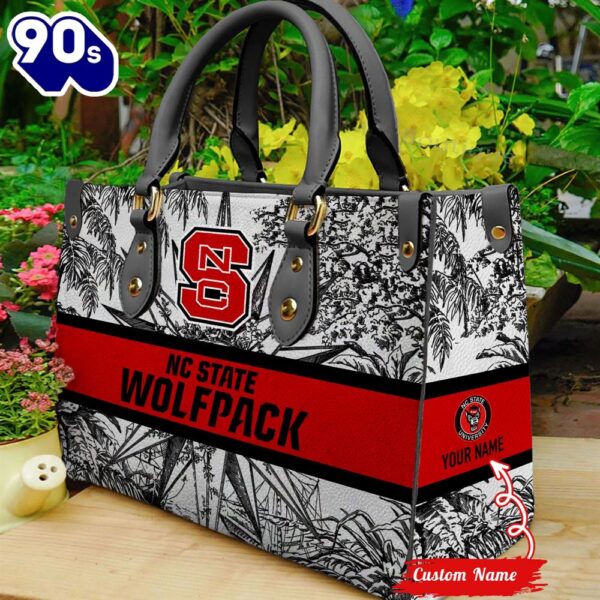 NCAA NC State Wolfpack Women Leather HandBag