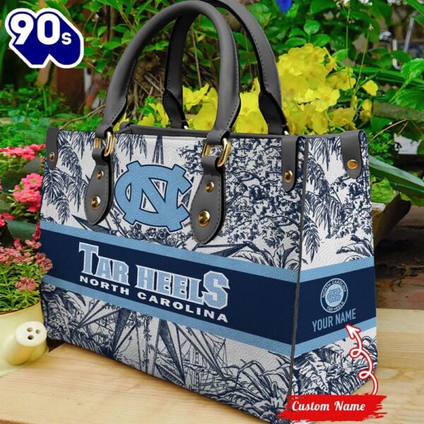 NCAA North Carolina Tar Heels Women Leather HandBag