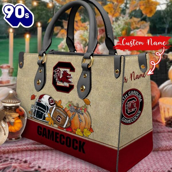 NCAA South Carolina Gamecocks Autumn Women Leather Hand Bag 2208DS005