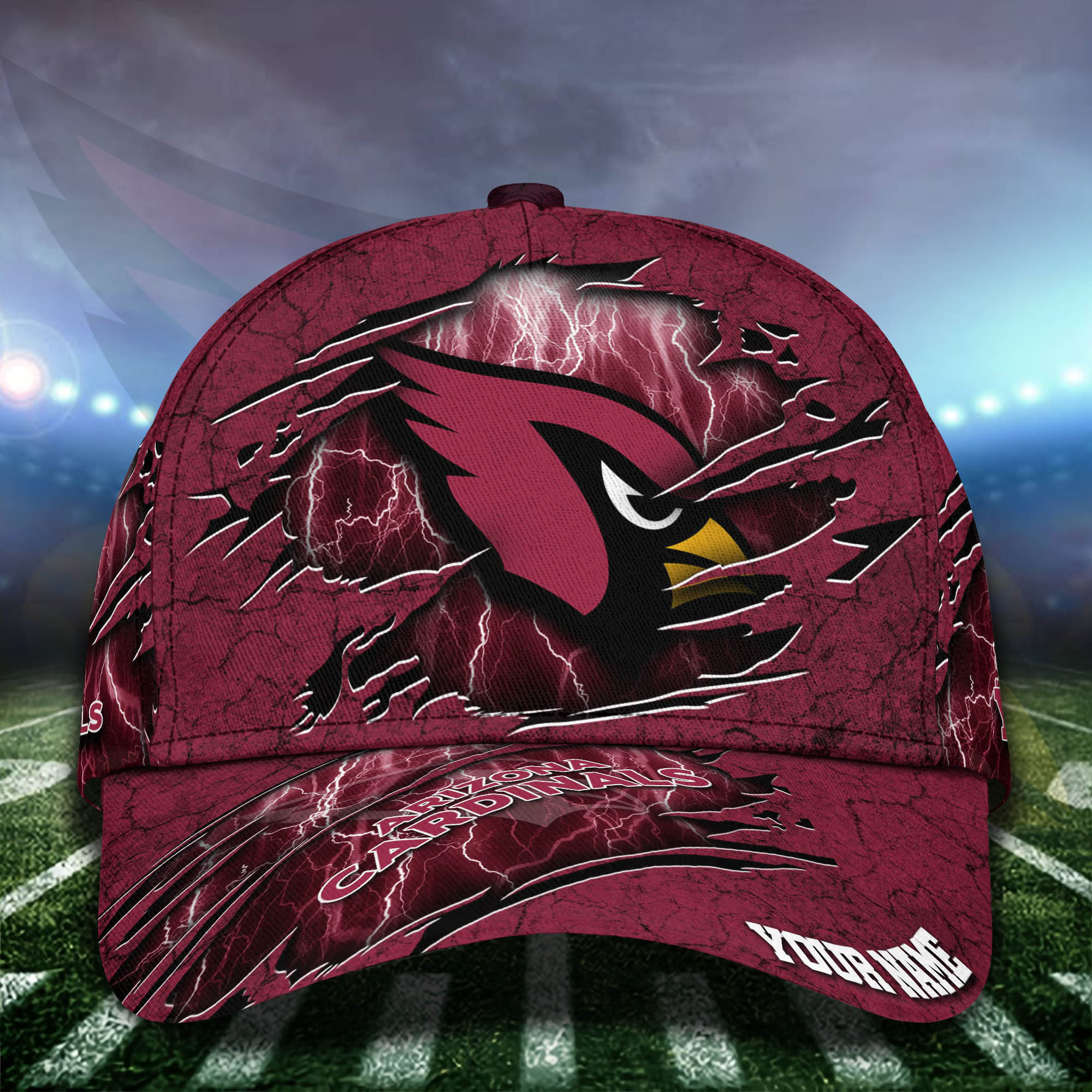 NFL Arizona Cardinals Cap Custom Your Name NFL Arizona Cardinals Cap Custom Your Name