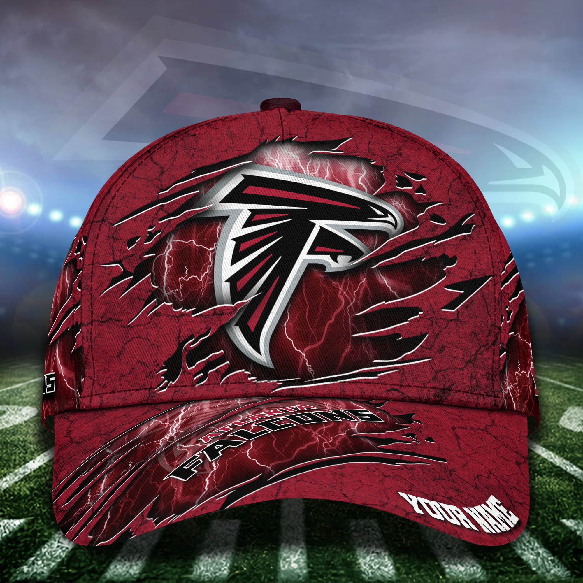 NFL Atlanta Falcons Cap Custom Your Name NFL Atlanta Falcons Cap Custom Your Name