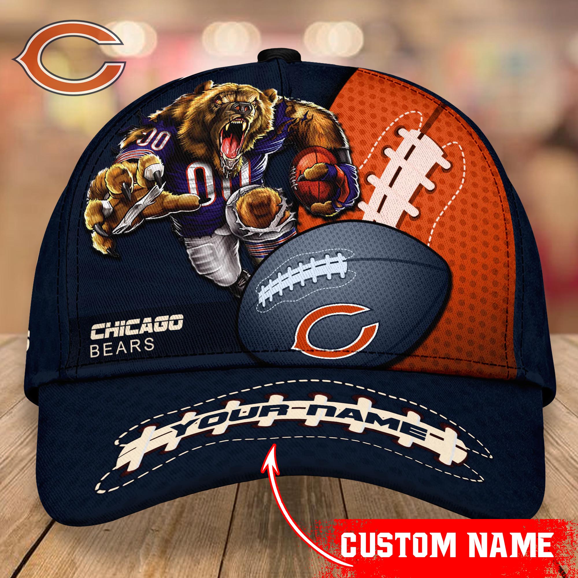 NFL Chicago Bears Sneaker Custom NFL Chicago Bears Sneaker Custom