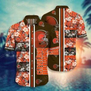 NFL Cleveland Browns Orange Tropical…