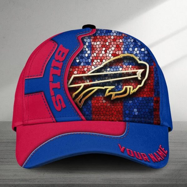NFL Custom Buffalo Bills Unisex Adults Adjustable Snapback Sportswear Cap