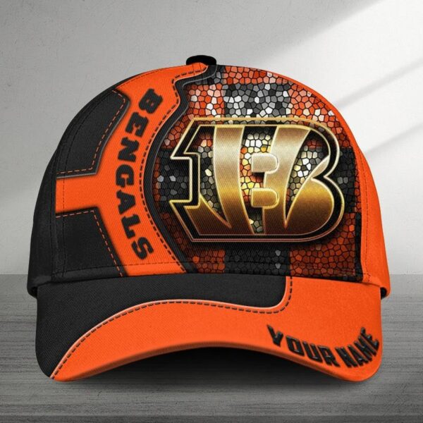 NFL Custom Cincinnati Bengals Unisex Adults Adjustable Snapback Sportswear Cap