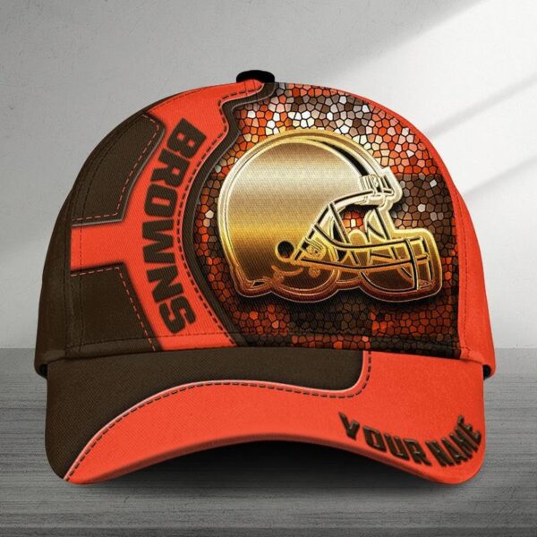 NFL Custom Cleveland Browns Unisex Adults Adjustable Snapback Sportswear Cap