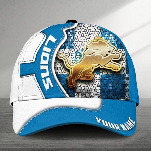 NFL Custom Detroit Lions Unisex Adults Adjustable Snapback Sportswear Cap