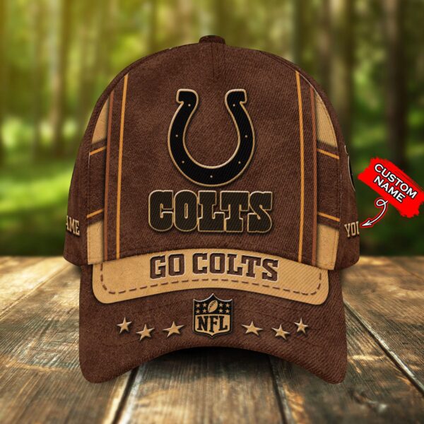 NFL Custom Indianapolis Colts Unisex Adults Adjustable Snapback Sportswear