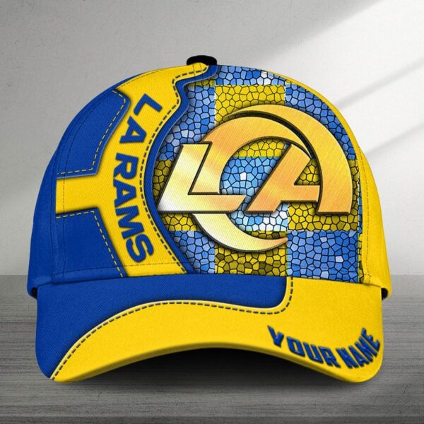 NFL Custom Los Angeles Rams Unisex Adults Adjustable Snapback Sportswear Cap