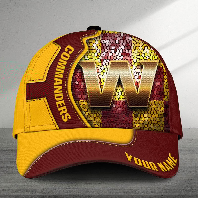 NFL Custom Washington Commanders Unisex Adults Adjustable Snapback Sportswear Cap NFL Custom Washington Commanders Unisex Adults Adjustable Snapback Sportswear Cap