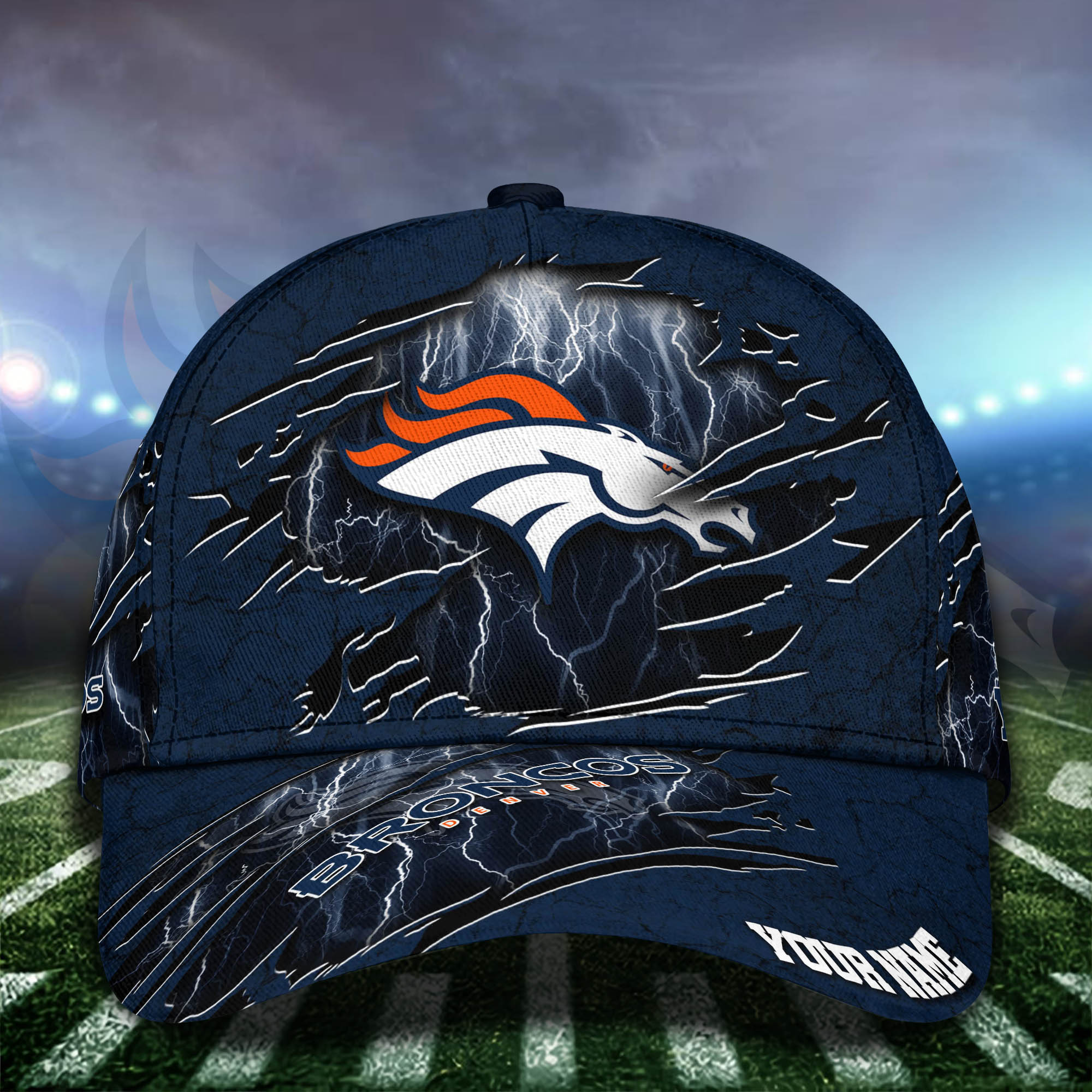 NFL Denver Broncos Cap Custom Your Name NFL Denver Broncos Cap Custom Your Name