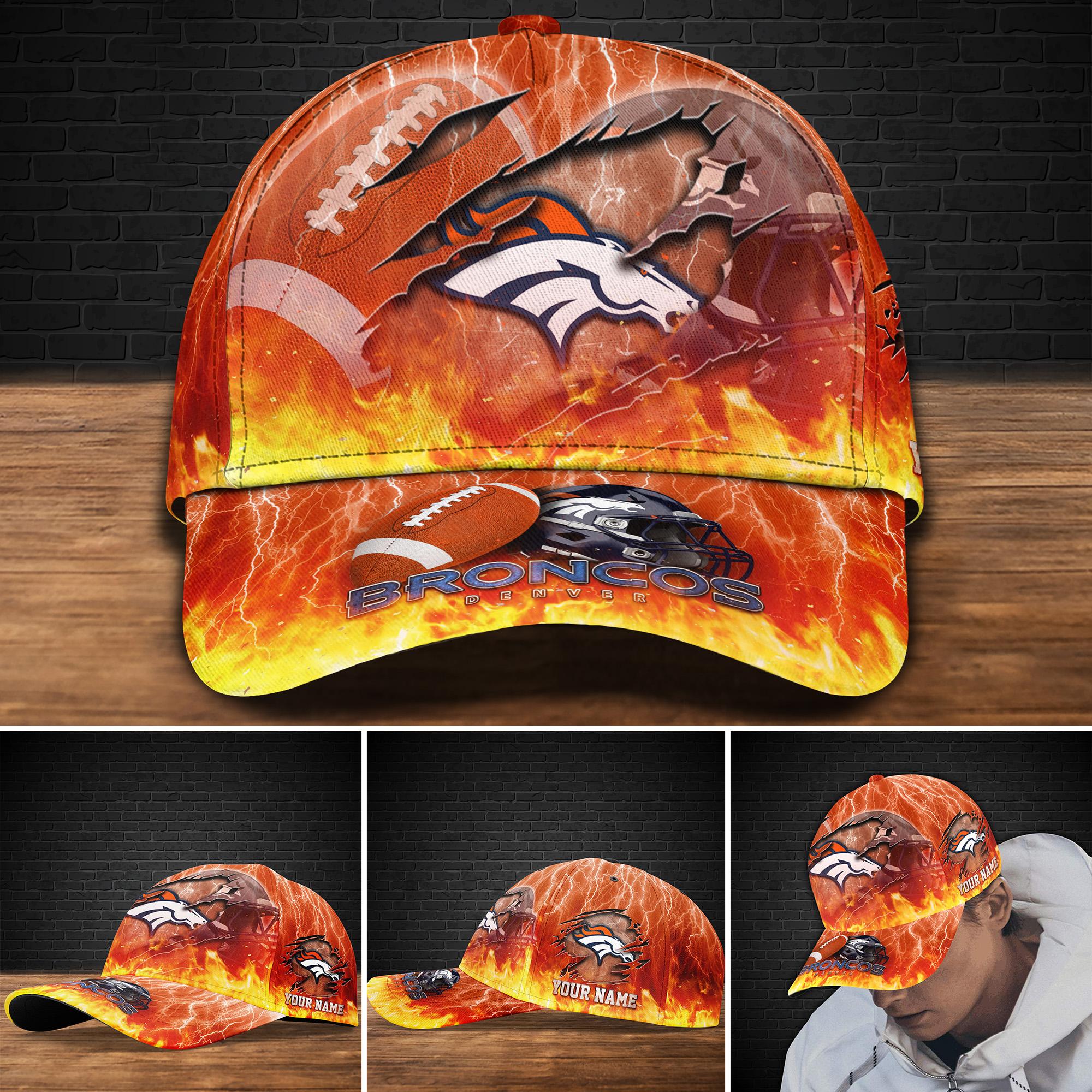 NFL Denver Broncos Cap Custom Your Name NFL Denver Broncos Cap Custom Your Name