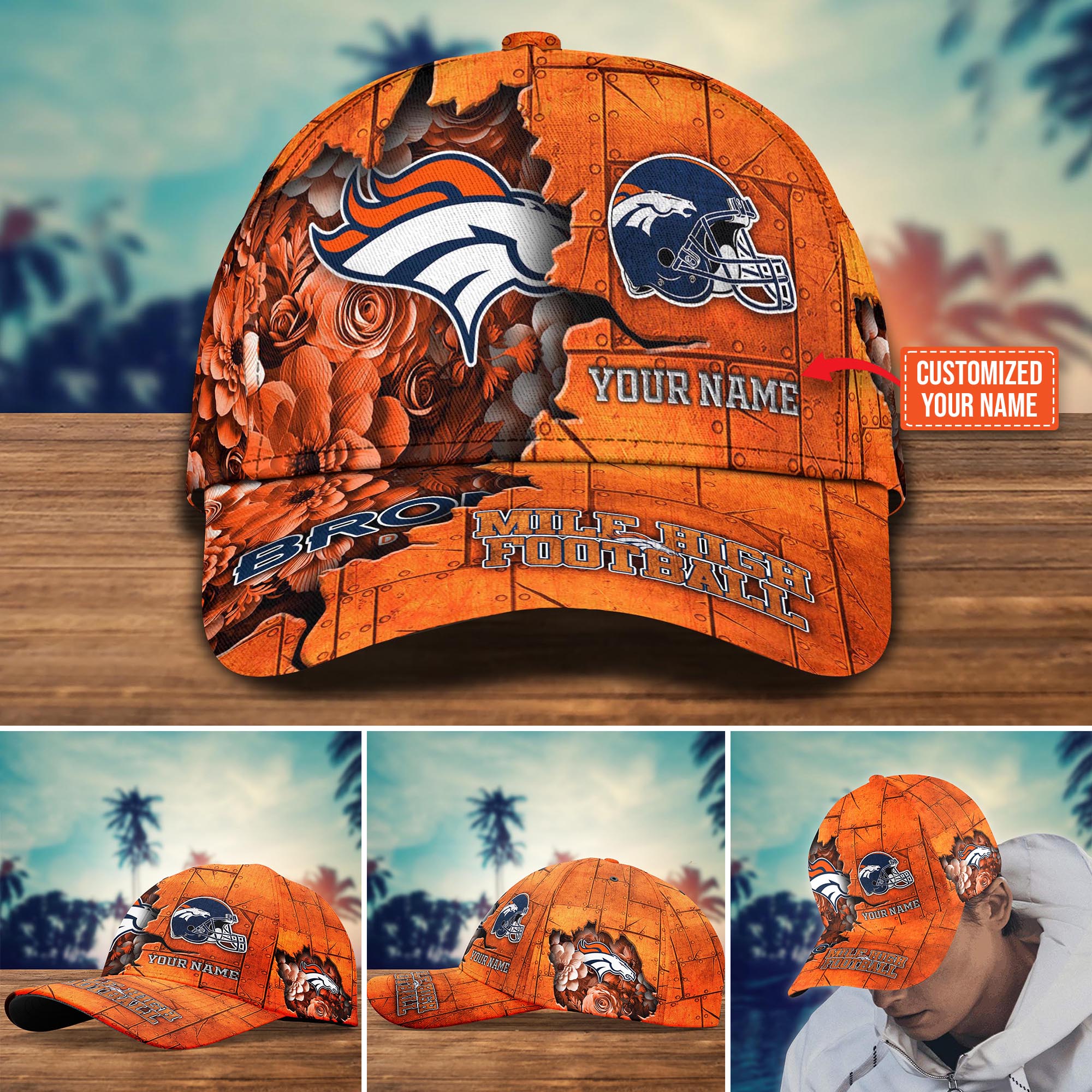 NFL Denver Broncos Custom New Arrivals Trending Cap NFL Denver Broncos Custom New Arrivals Trending Cap
