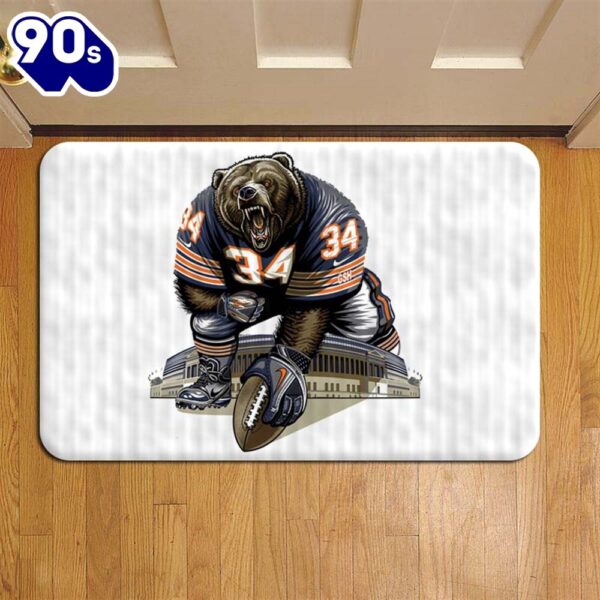 NFL Football Chicago Bears NFL Football Door Mat Foot Rug Doormat Steps