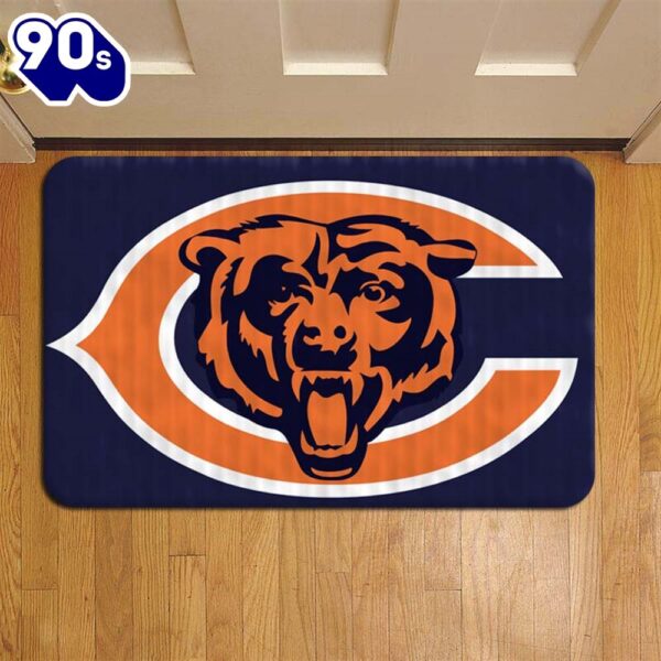 NFL Football Chicago Bears NFL Football Doormat Foot Rug Door Mat Steps