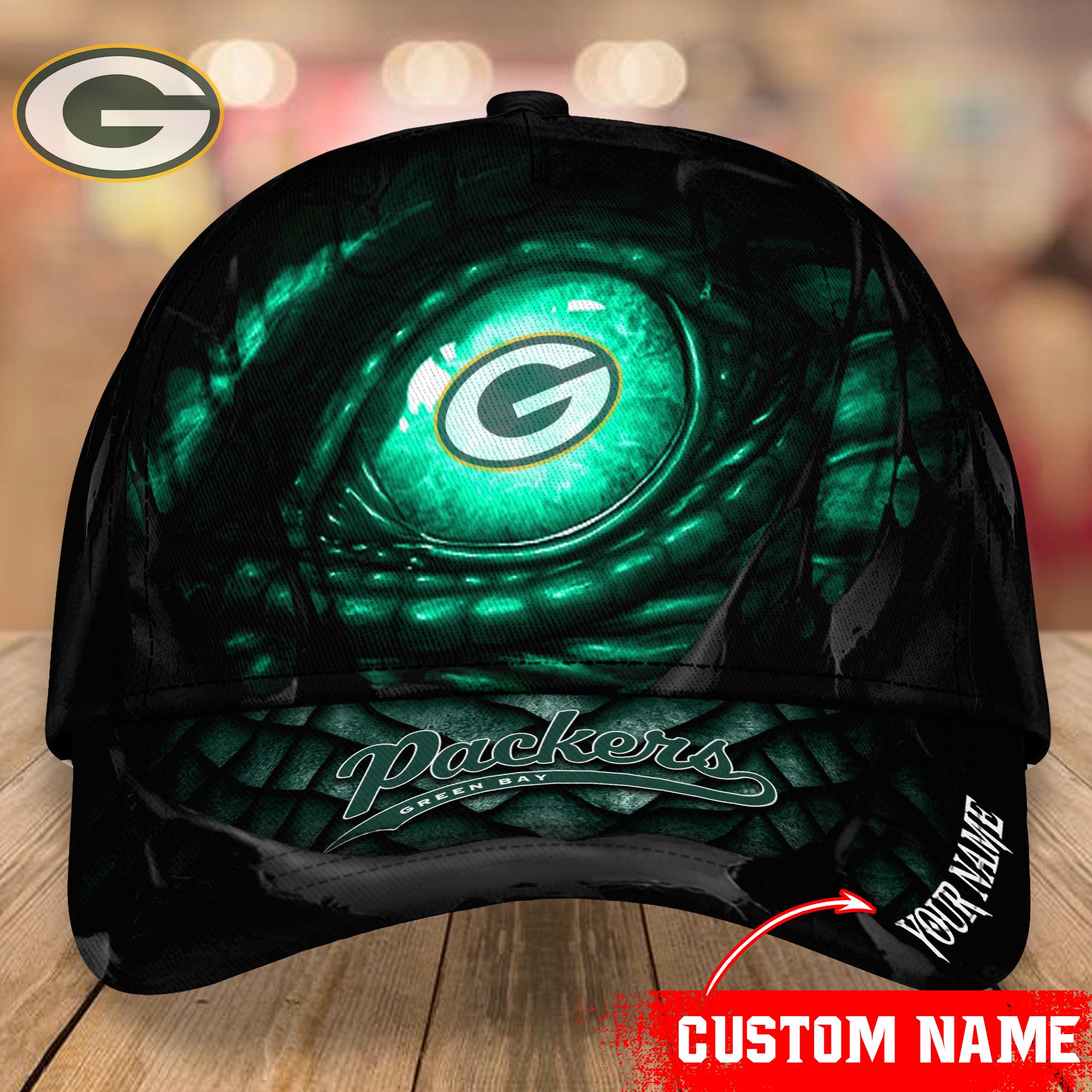 NFL Green Bay Packers Cap Custom NFL Green Bay Packers Cap Custom