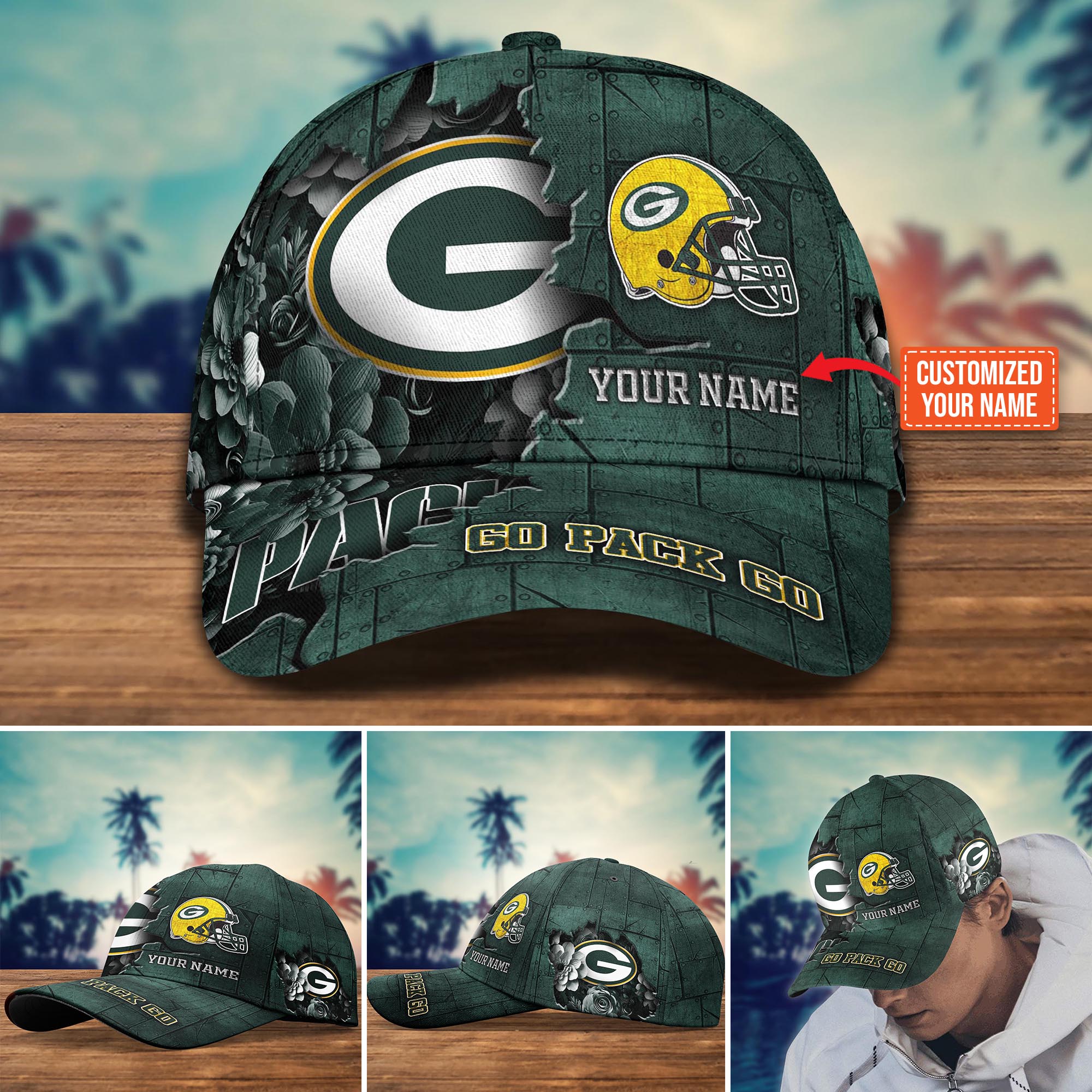 NFL Green Bay Packers Custom New Arrivals Trending Cap NFL Green Bay Packers Custom New Arrivals Trending Cap