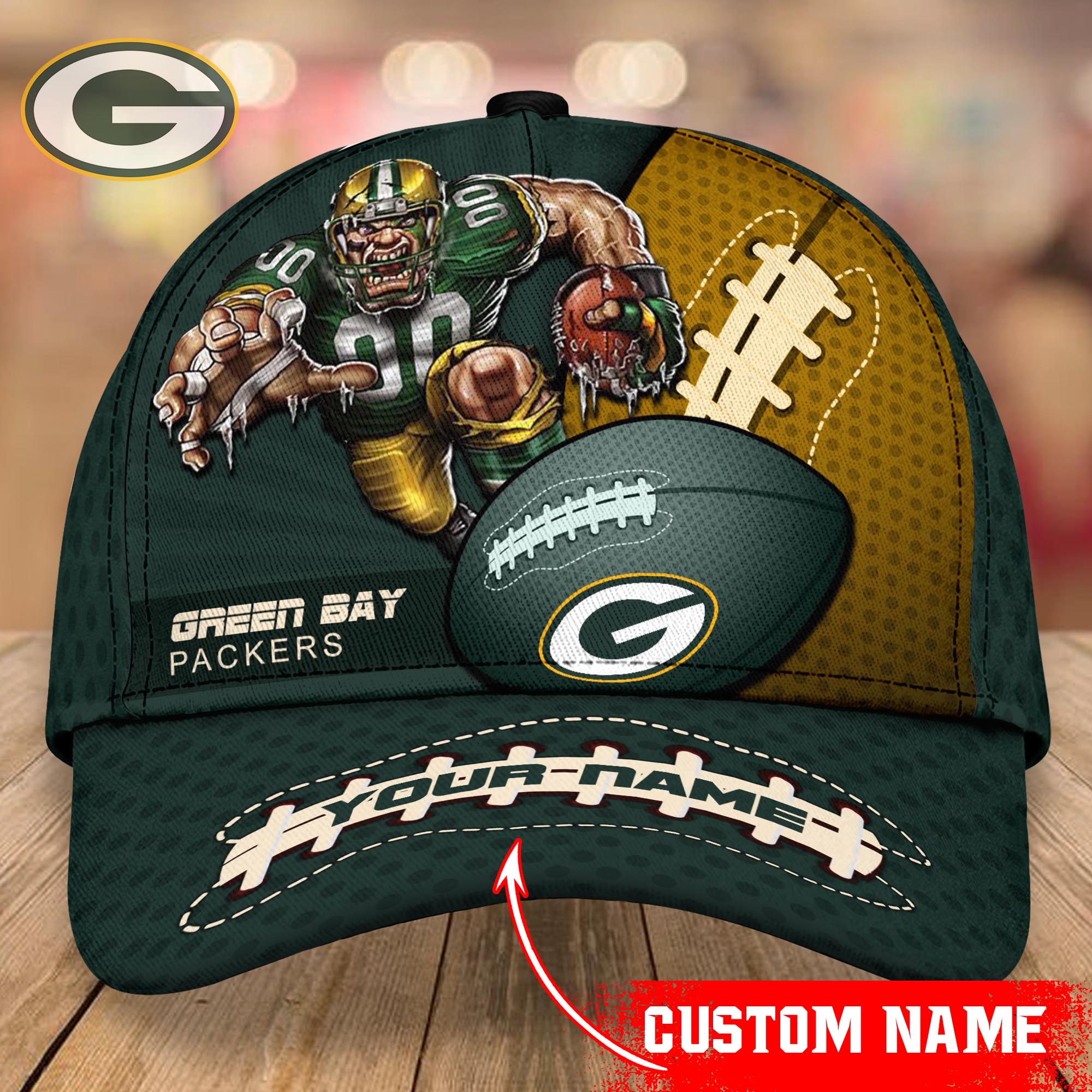 NFL Green Bay Packers Sneaker Custom NFL Green Bay Packers Sneaker Custom