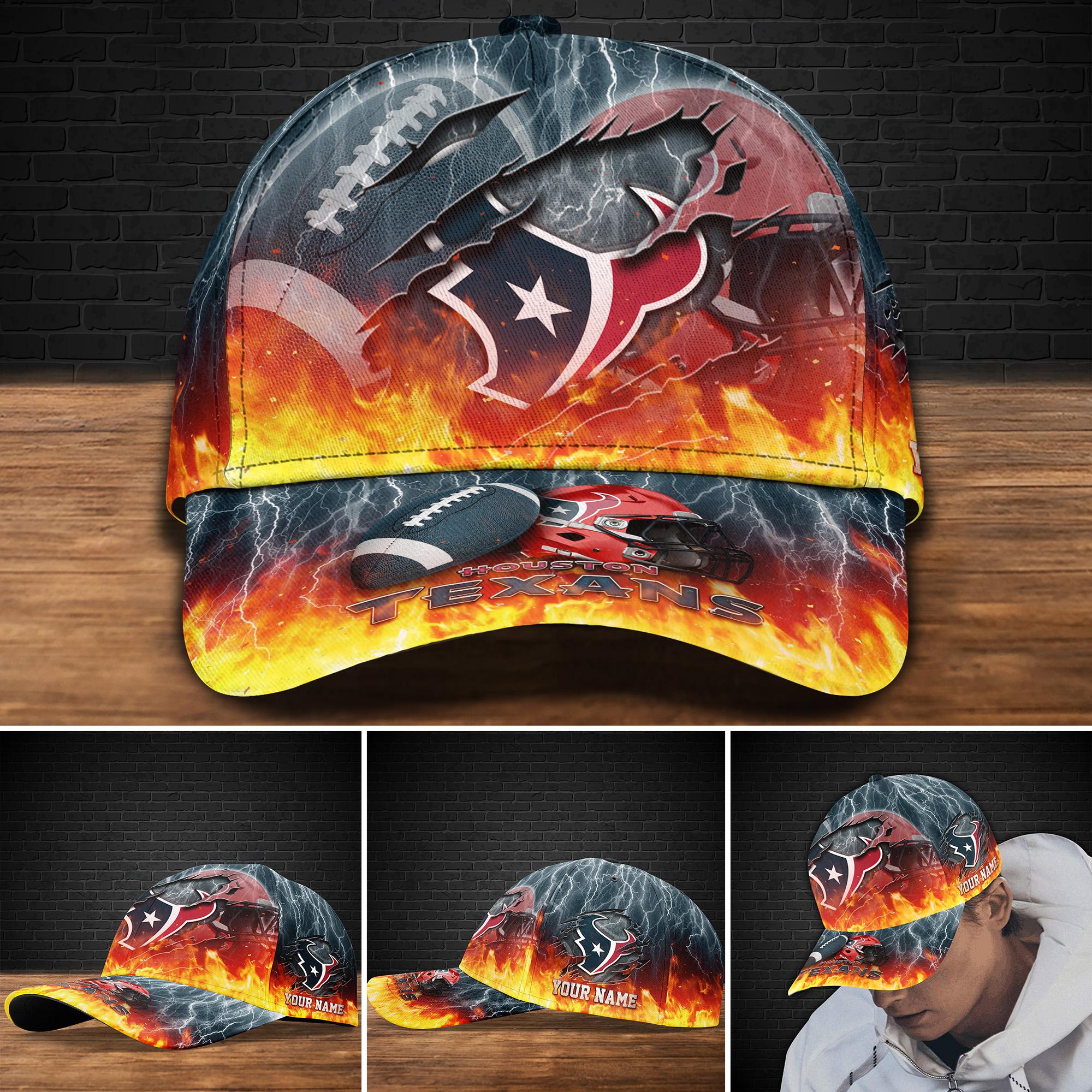 NFL Houston Texans Cap Custom Your Name NFL Houston Texans Cap Custom Your Name