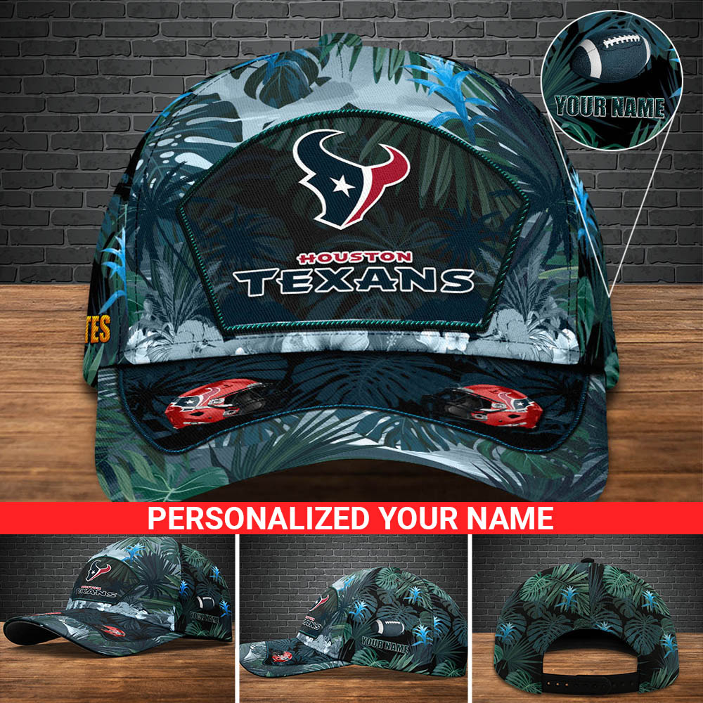 NFL Houston Texans Football Team Cap Personalized Your Name NFL Houston Texans Football Team Cap Personalized Your Name