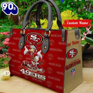 NFL  San Francisco ers Donald Duck Retro Women Leather BagBag