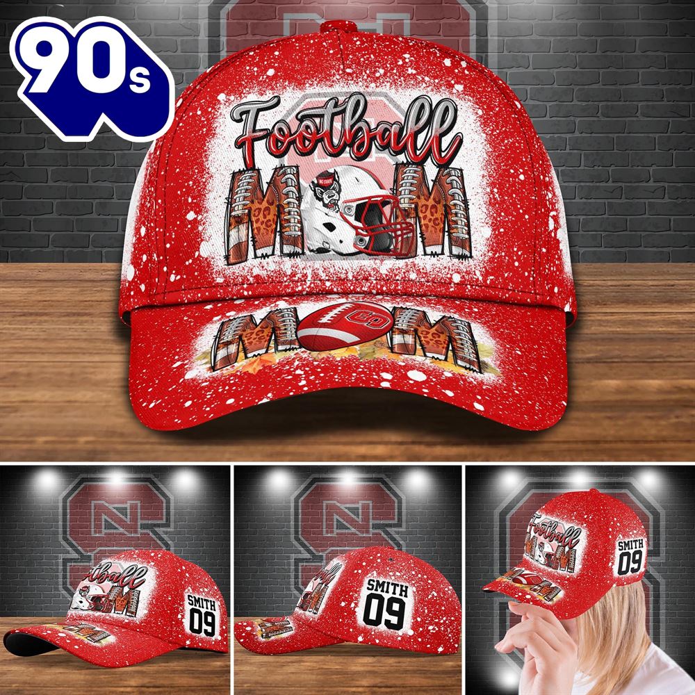 Nc State Wolfpack Bleached Cap Custom Your Name And Number NCAA Cap Nc State Wolfpack Bleached Cap Custom Your Name And Number NCAA Cap