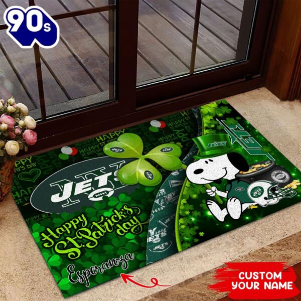 New York Jets NFL-Custom Doormat The Celebration Of The Saint Patrick’s Day