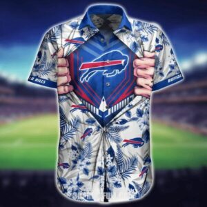 Nfl Buffalo Bills Blue Tropical…