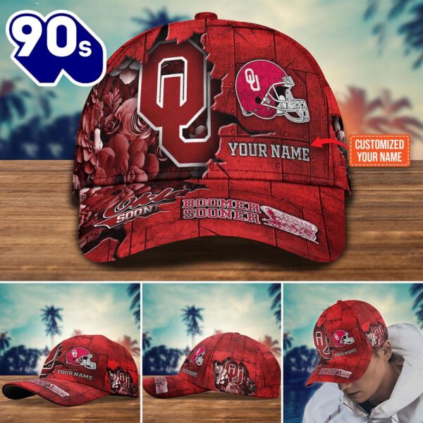 Oklahoma Sooners Custom New Arrivals Trending Cap  NCAA Cap