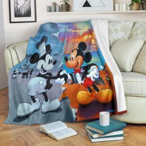 Original Current Mickey Mouse Fleece Blanket For Bedding Decor Fans 1