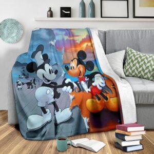 Original & Current Mickey Mouse Fleece Blanket For Bedding Decor Fans 2 Original Current Mickey Mouse Fleece Blanket For Bedding Decor Fans 3