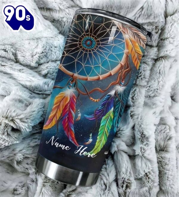 Personalized Dreamcatcher Hippie Tumbler