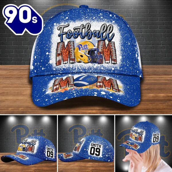 Pittsburgh Panthers Bleached Cap Custom Your Name And Number NCAA Cap