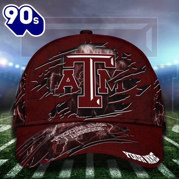 Texas A&M Aggies Cap Custom Your Name And Number NCAA Cap