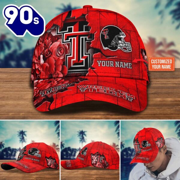 Texas Tech Red Raiders Custom New Arrivals Trending Cap  NCAA Cap