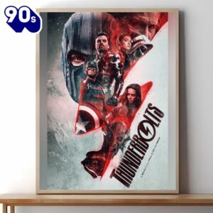 Thunderbolts 2024 Movie Marvel Home Decor Poster Canvas