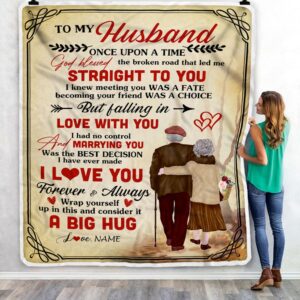 To My Husband From Wife I Love You For Him Husband Custom Name Fleece Throw Blanket Soft And Cozy Blanket Valentines Day Gift Ideas 3