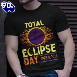 Total Solar Eclipse Day April 8 2024 Retro Sun Eclipse T-Shirts
